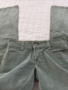 Tag sage green low-rise corduroy jeans 26 - Vintage